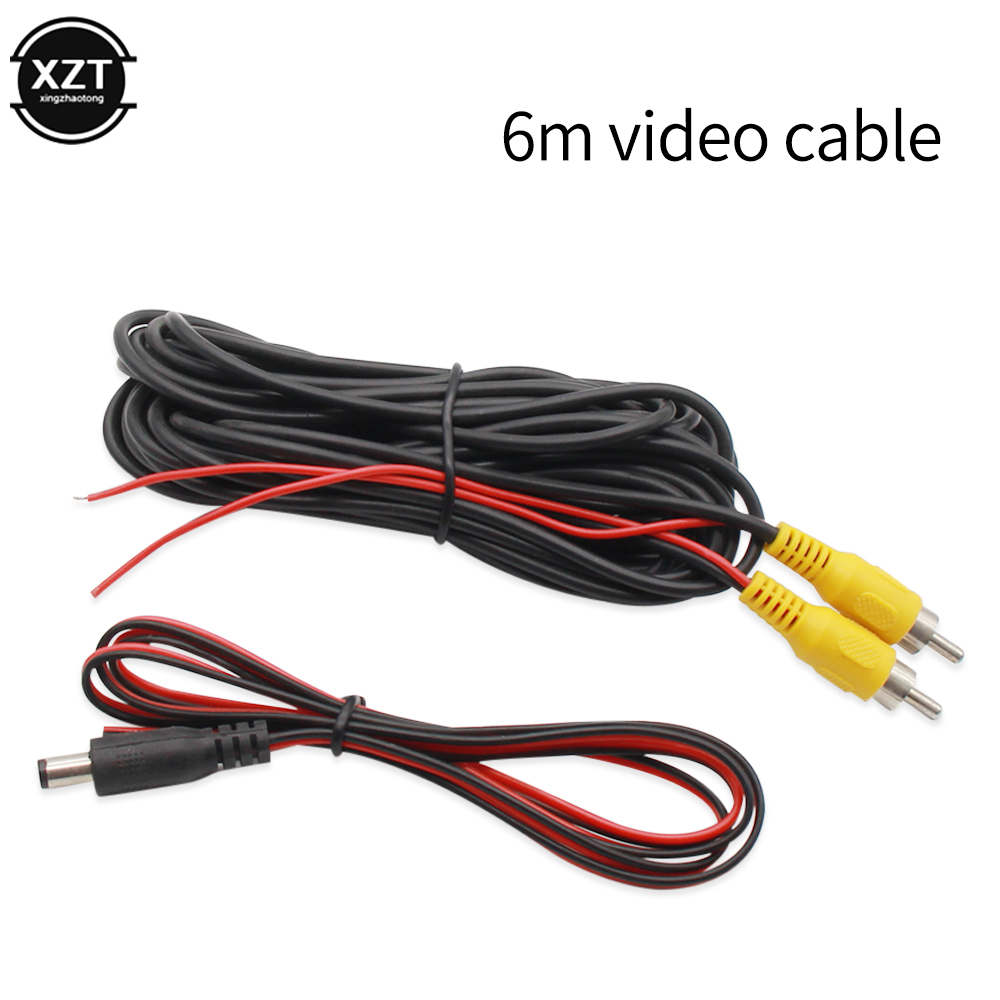 6 M Videokabel Voor Auto Achteruitkijkcamera Universele Rca 6 Meter Draad Voor Het Aansluiten Van Achteruitrijcamera Met Auto Multimedia Monitor