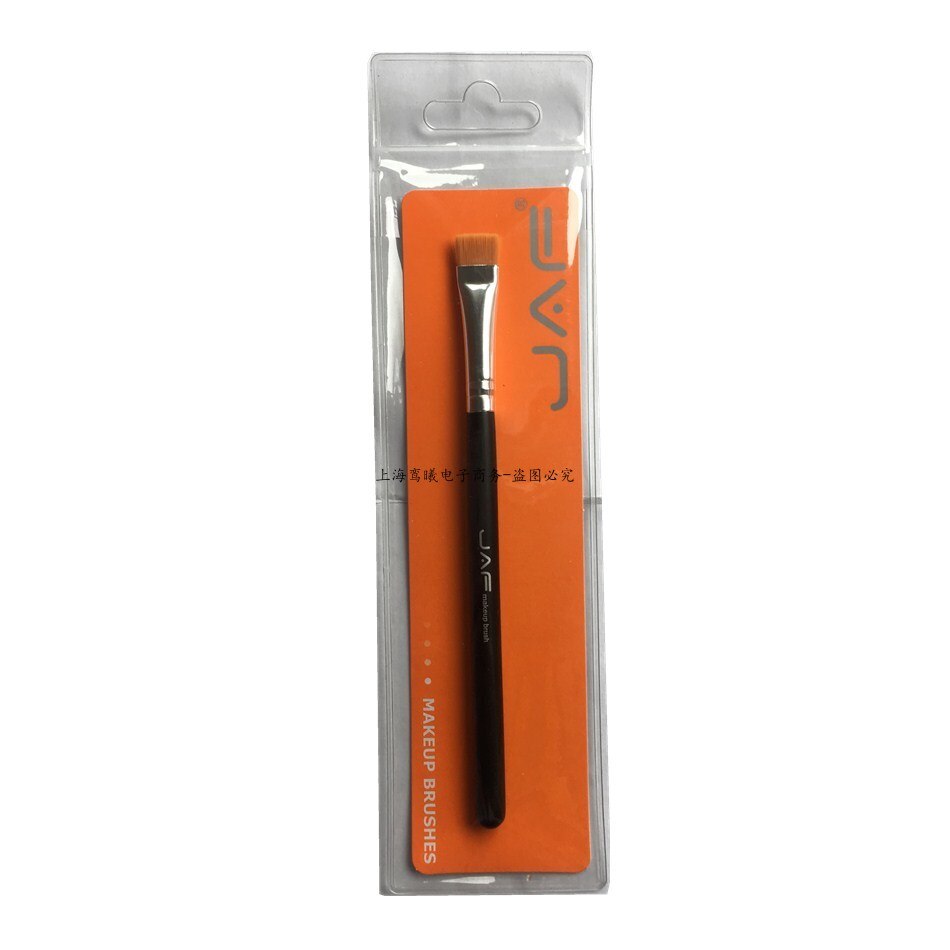 Jaf 1 stk øjenmakeup børste flad eyeliner øjenbryn blending beauty make up børste blødt nylon hår 3 farver til vælg 07 shye