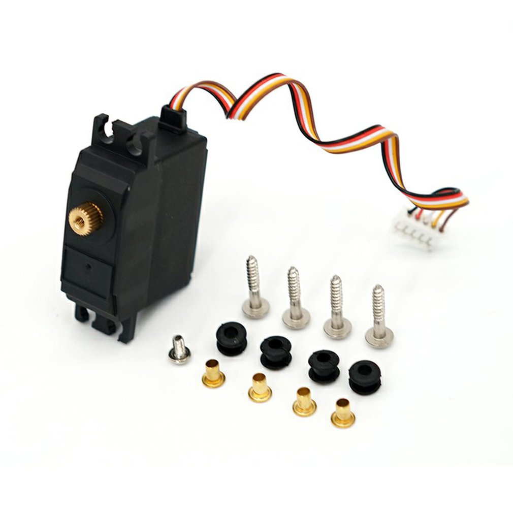 verbesserte Dauerhaften Einsatz 25g Metall Getriebe Servos für Wltoys 12428 12423 RC Auto Lenkgetriebe Modell Teile Liefert