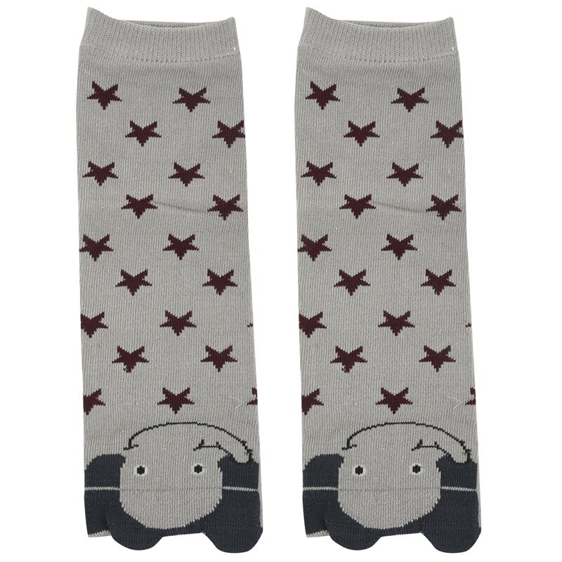 1 paar Cartoon Weiche Baumwolle Baby Kinder Winter Beinlinge Socken Kind Knie Pads grau: Default Title