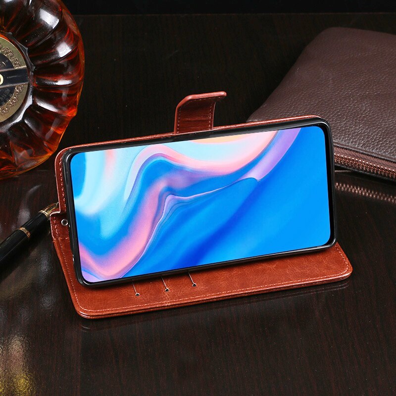 Funda abatible de cuero para Huawei P Smart Z, funda de negocios para teléfono Huawei P Smart Z, accesorios