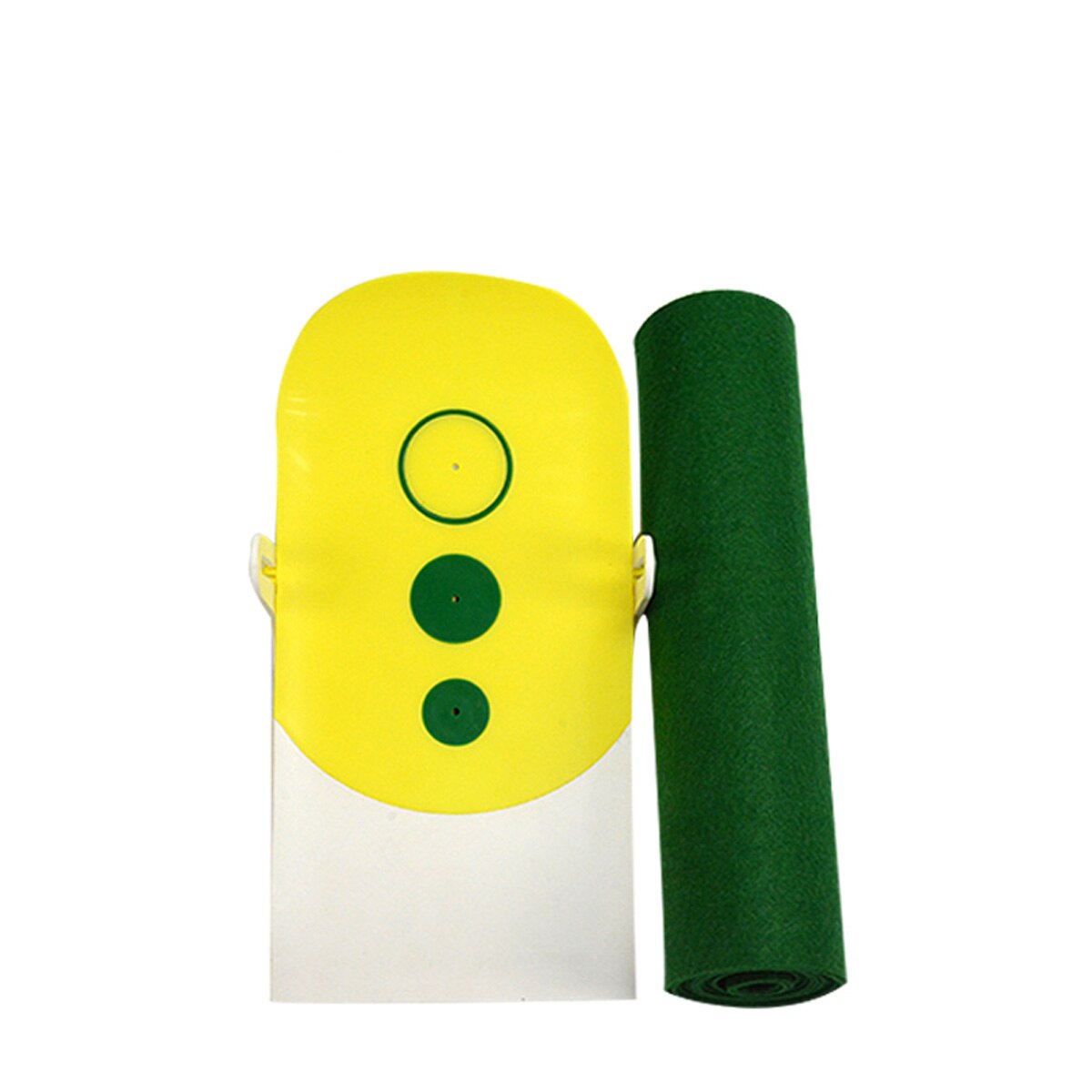 Folding Golf Mat Indoor Golf Putting Ball Training Aid Swing Trainer Golf Practice Mat Training Accessories: Yellow