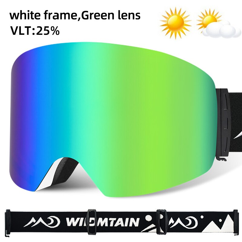WILDMTAIN Best Ski Goggles Snowboard Dual Layers Anti fog Skiing Snow Goggles, UV Protection Ski Glasses for Men Women Youth