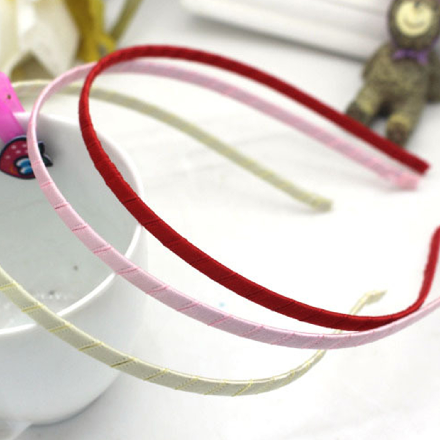 1 Stuks Diy Blanco Hoofdbanden 5Mm Smalle Dunne Haar Hoepel Hoofdband Metalen Haarband Haaraccessoires Metalen Basis Voor Vrouwen Meisjes