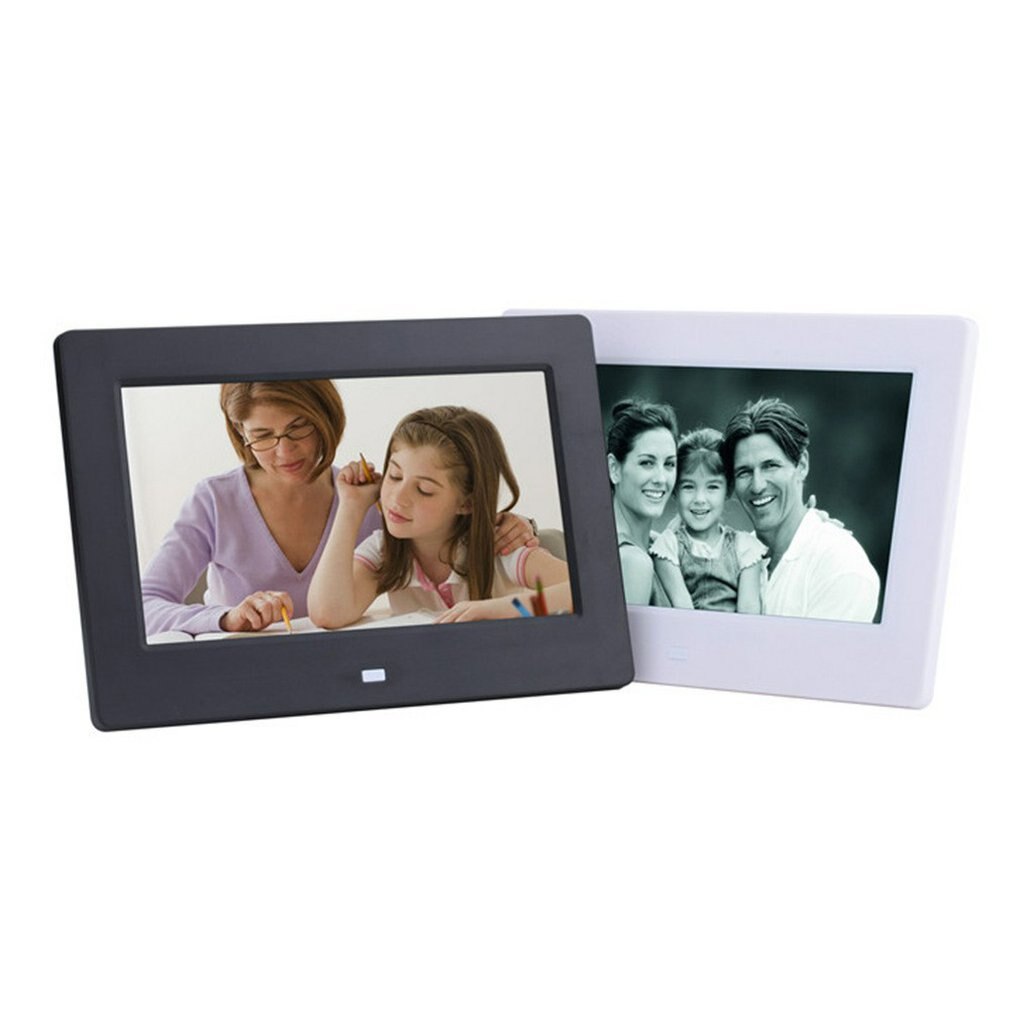 Digital photo frame Advertising player Support video music picture playback 7-inch 16:9 gold photo aspect ratio