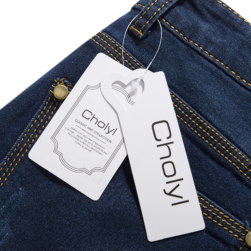 CHOLYL Men Jeans Pants Casual Classical Denim Jeans Men Slim Male Jeans