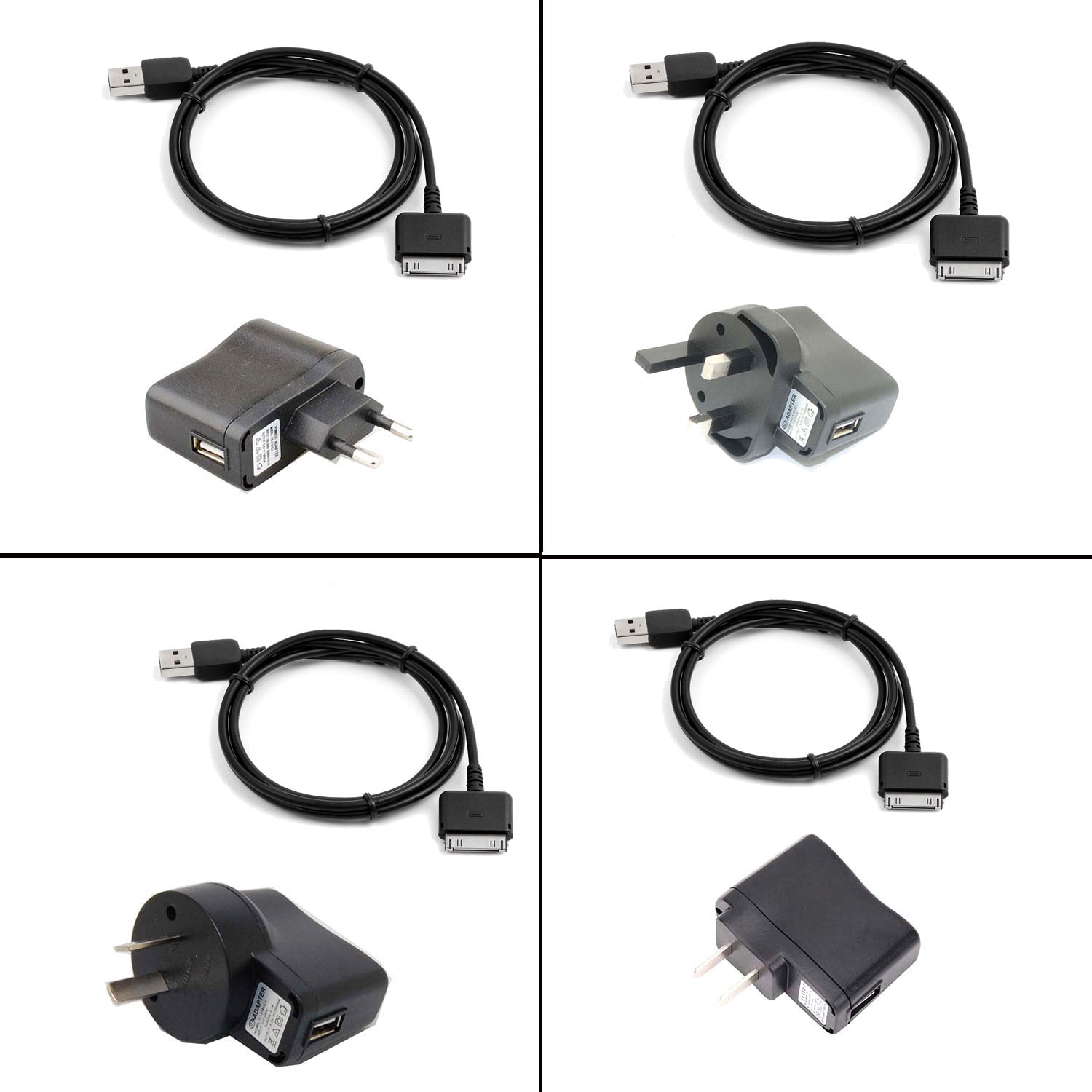 wall charger & Generic USB Data Sync Cable Charger Cord for BARNES NOBLE NOOK HD 7 8GB 16GB 7"