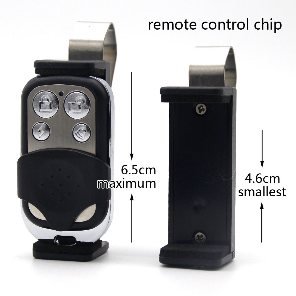 Porta box auto porta telecomando supporto staffa per telecomando 46-66mm telecomando trasmettitore comando portachiavi chiave di controllo cancello
