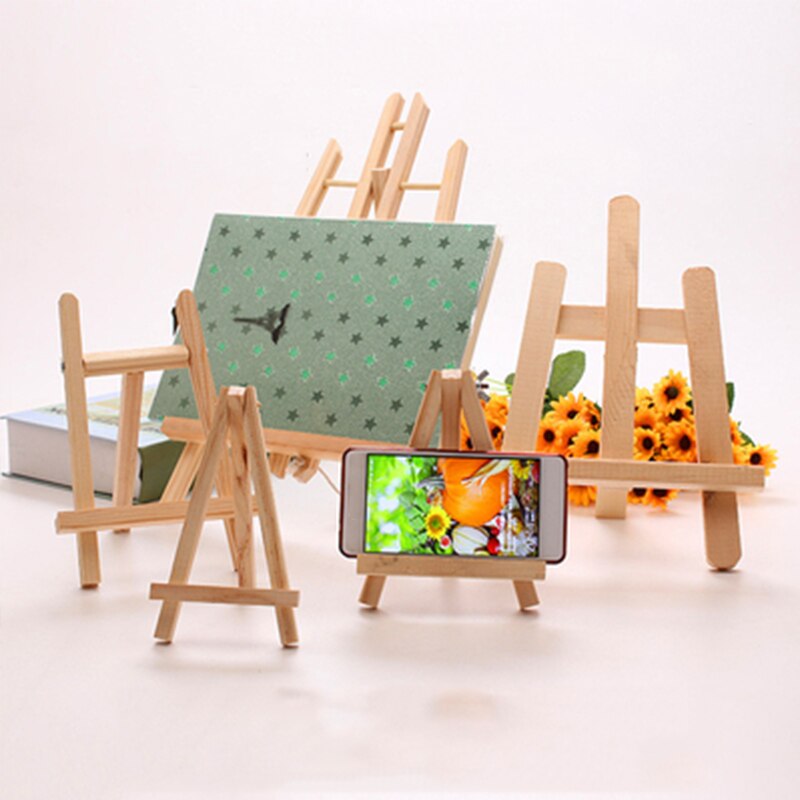 Desktop Painting/Sketch/Photo/Phone Easel/Stand/Frame Display Shelf/Holder Wood Adjustable Students Drawing Decoration Supplies