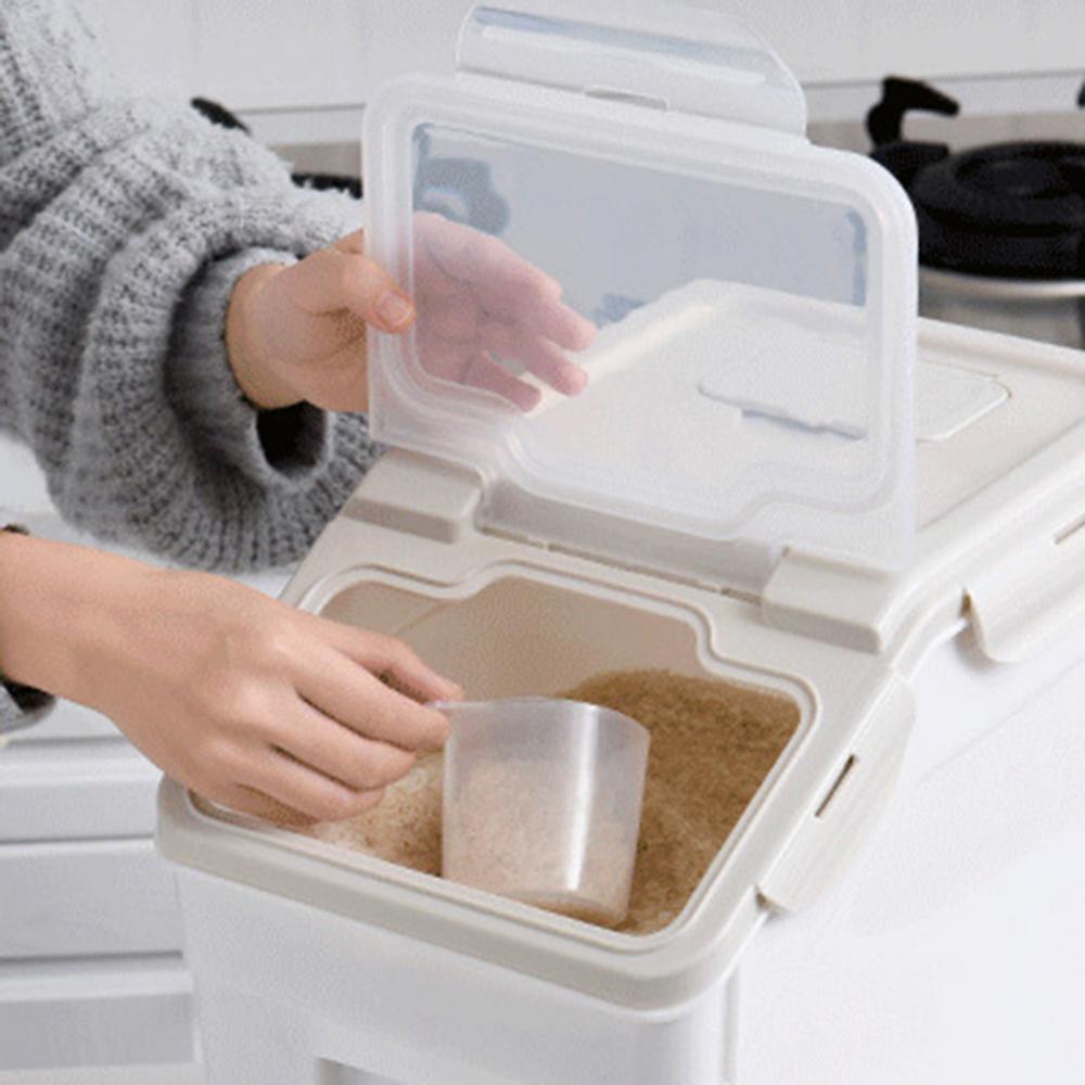 80% Sales 10 kg Pet Dog and cat food barrel sealed container moisture-proof physical storage box