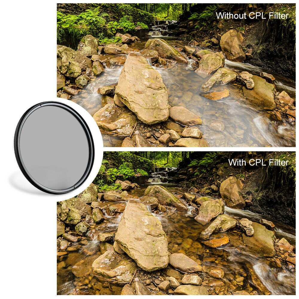 K & f cpl c filtro polarizador circular ultrafino para lente da câmera kf conceito filtro 37mm 46mm 58mm 67mm 72mm 77mm 82mm filtro