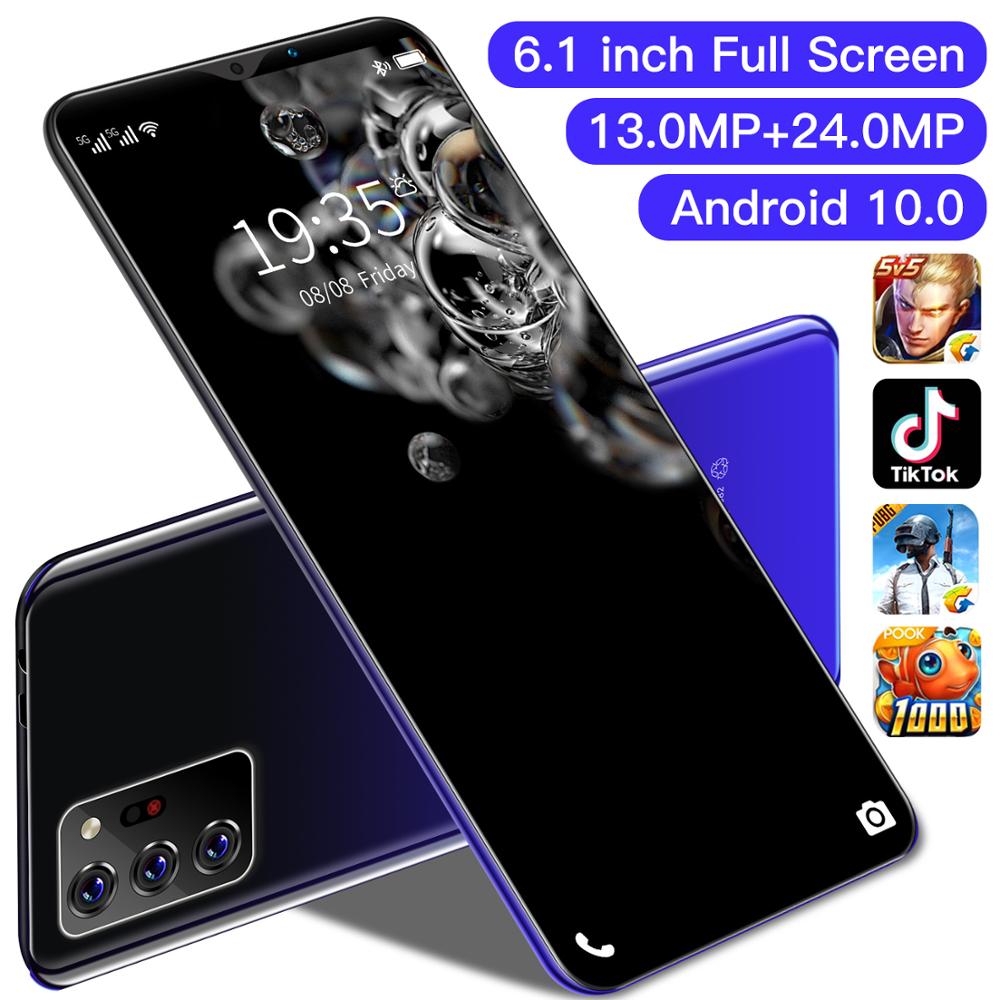 Inteligentny telefon CECTDIGI uwaga 30 plus 4800mah Baran 512MB + Rom 4GB android 10.0 6.1 "1080*2320 4G inteligentny telefon