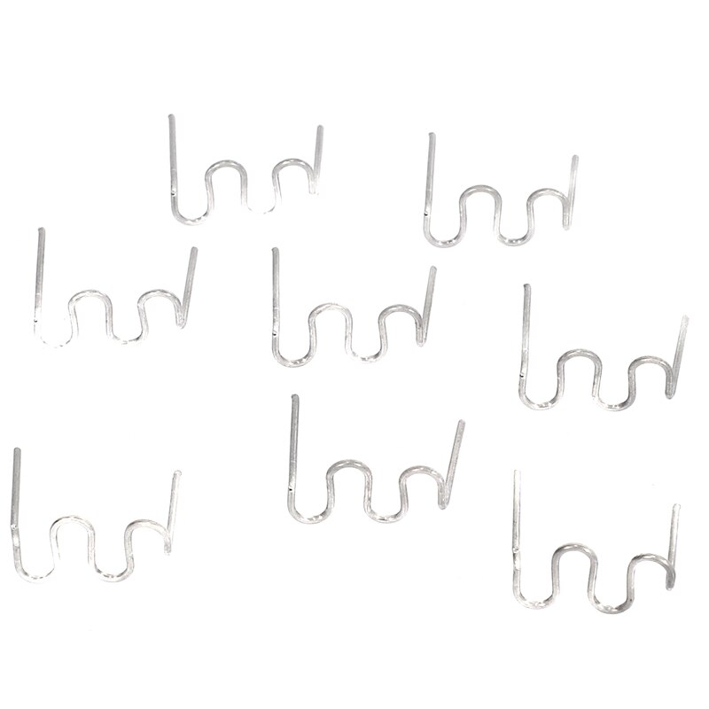 1000Pcs Nietjes Voor Nietmachine Plastic Reparatie Golf Nietjes Bumper Carrosserie Reparaties 0.8Mm S Wave Nietjes