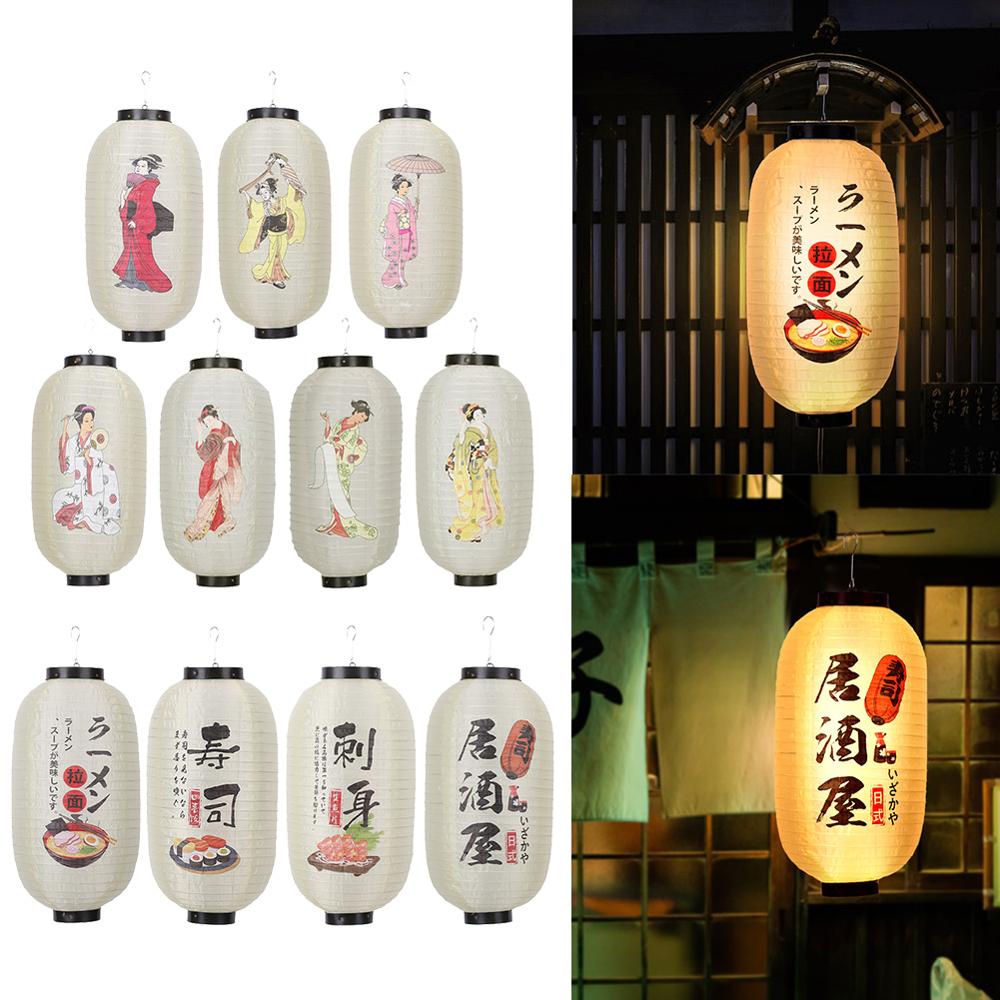 10 Inch Traditional Japanese Style Hanging Light Sushi Noodle House Sashimi Izakaya Restaurant Party Decoration Accessories