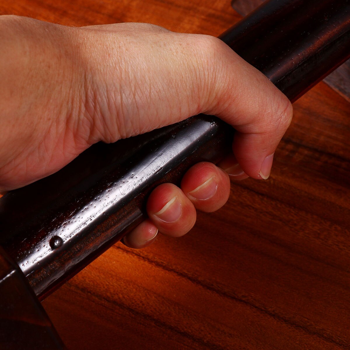 1 Pair Carbide Wood Push-up Bracket Practical Press-ups Support Fitness Equipment for Home Gymnasium (Coffee)