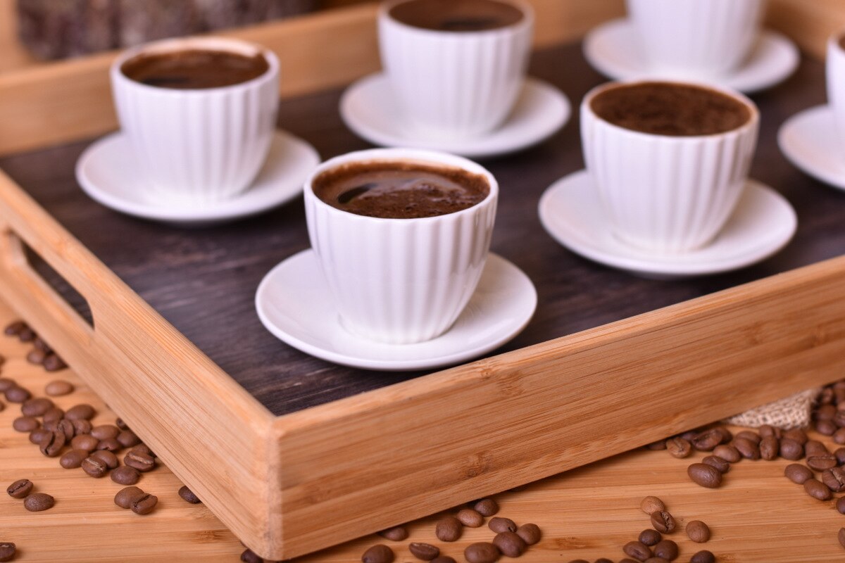 Wood Patterned Tray Large Size, Plate Tray Wooden Tray Bamboo Coffee Tray Wood Tea Tray