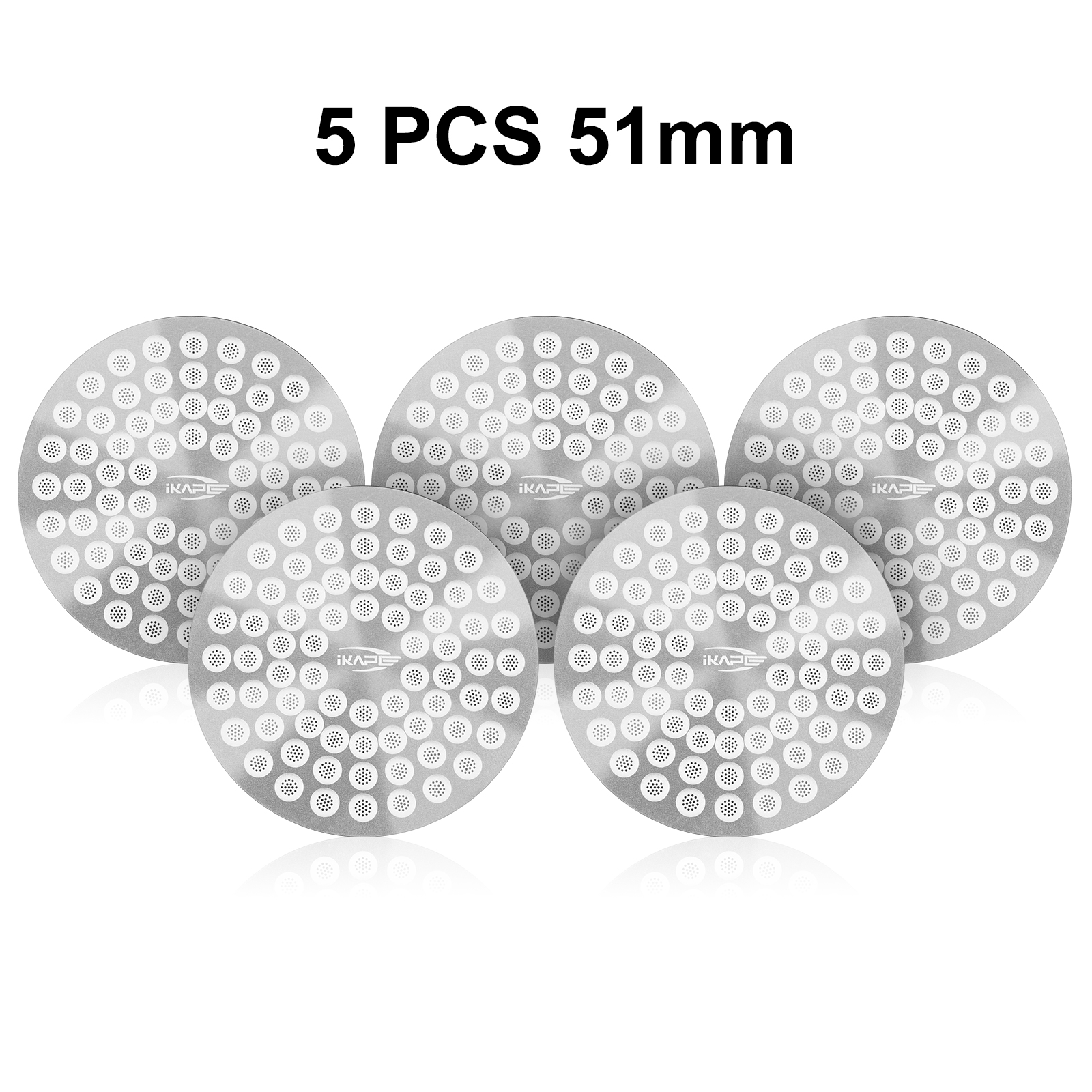 IKAPE Espresso Puck Screen V2 0.8mm, Food-grade 304 Stainless Steel Coffee Puck Screen-Ultra-thin, Resusable Ground Filter: MULTI