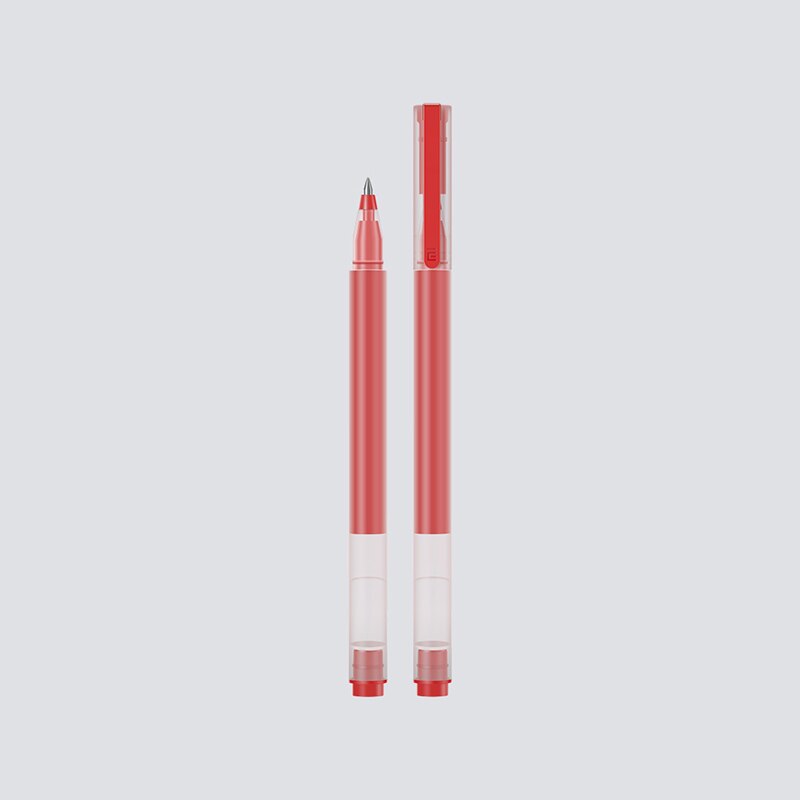 Xiaomi super holdbar skrivetegn pen 0.5mm gel pen underskrivning penne glat schweiz refill rød sort blæk pen kuglepen