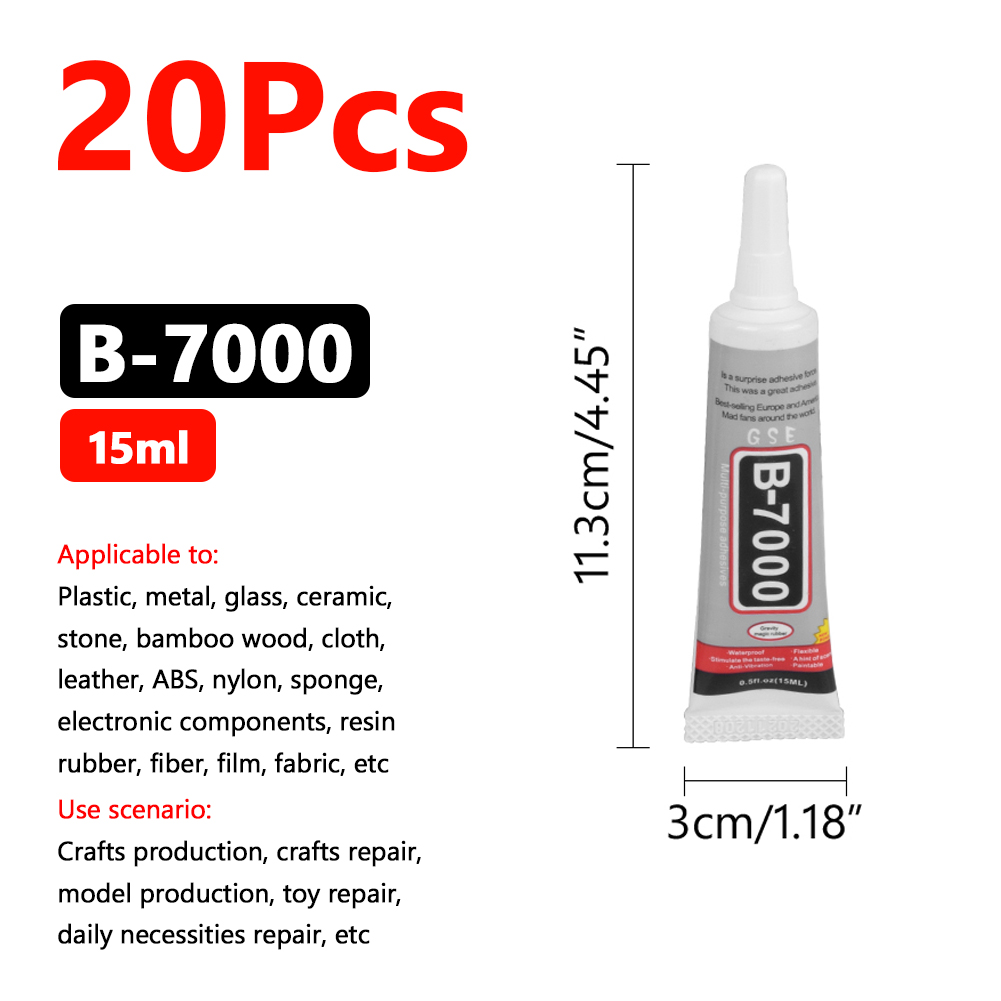 Epoxy Lim B7000 Lim 3-25ml - Epoxy Lim til Reparation af Mob... – Grandado