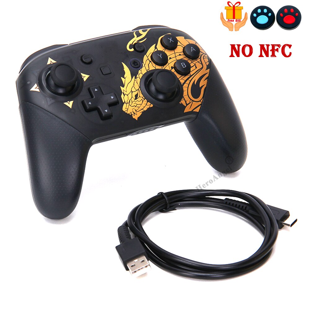 1/2 Pcs Wireless Bluetooth-compati Pro Controller Gamepad Joypad Remote Joystick for Nintend Switch Console Game Accessories: HunterNO NFC