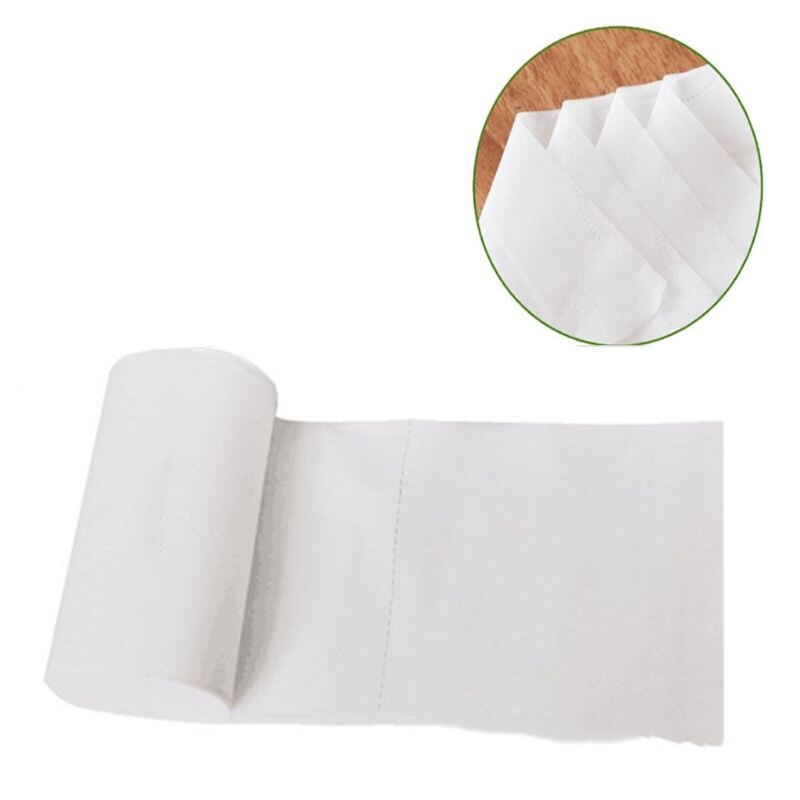 12Rolls Toilet Paper,Bathroom Household 4 Layers Bath Toilet Paper Smooth Soft