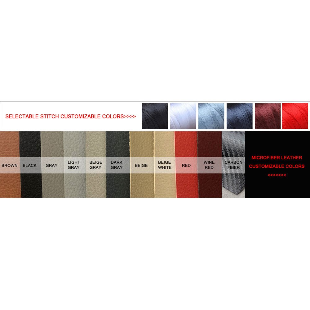 Til nissan maxima mikrofiber læder midterkonsol armlæn boks dæksel beskyttelse trim: Tilpas farve