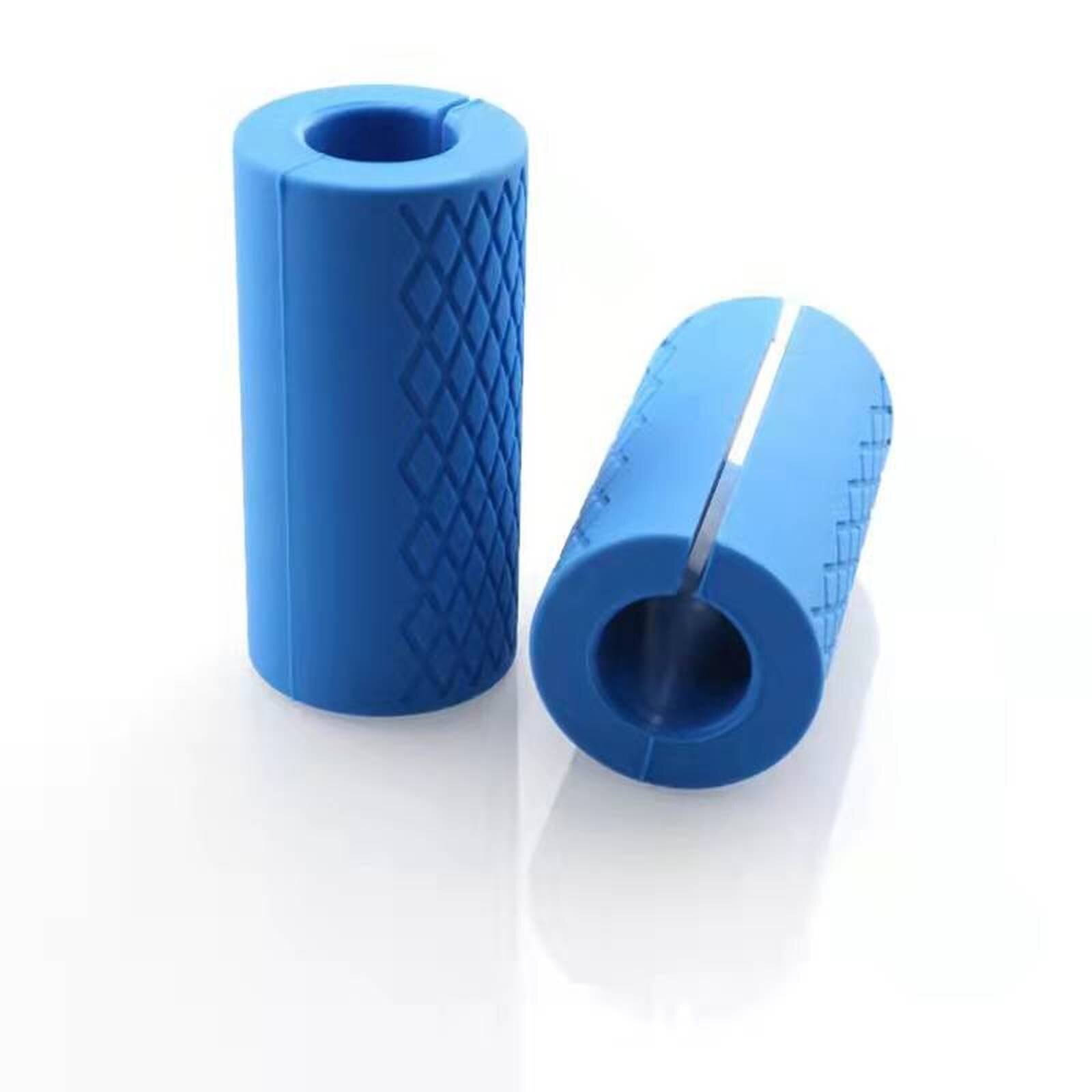 Dumbbel Barbell Silicone Hand Grip Bar Handles Weightlifting Shoulder Pads Fitness Workout Weight Training Gym Pull Up Non-slip