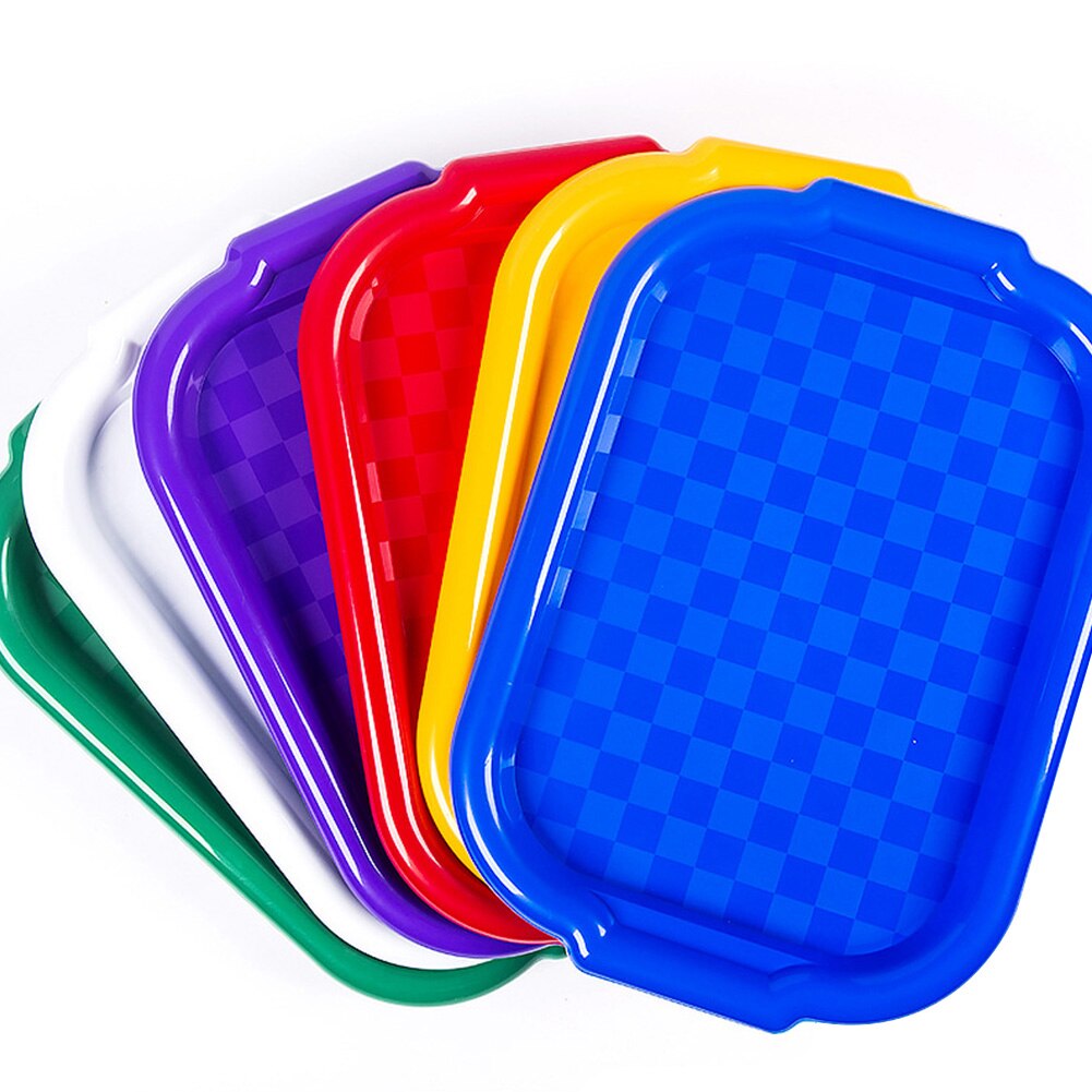 Home Activity Storage Art Tray Kitchen Drawing Plastic Organizer Crafts Fast Food Painting Preschool Classroom For Kids Daycares