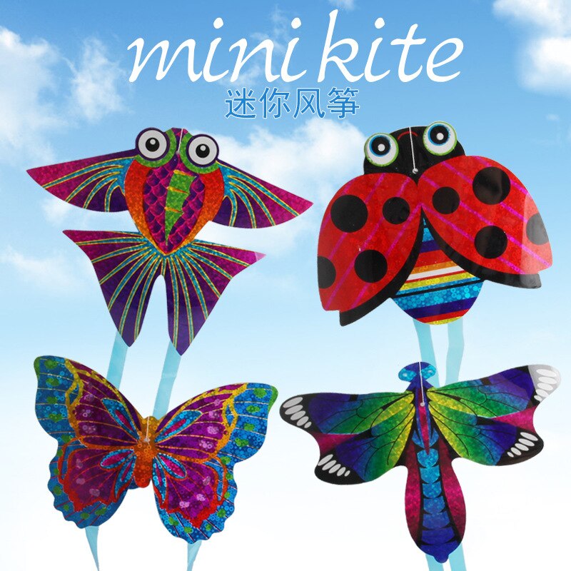 Outdoor Fun & Sport Kite Speelgoed Insect Mini Kite Kinderen Educatief Speelgoed Kids Outdoor Interactieve Vlucht Model