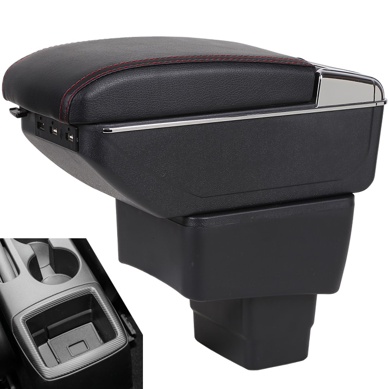 Armsteun Doos Voor Mazda CX-3 Auto Centrale Opslag Container Pu Leer