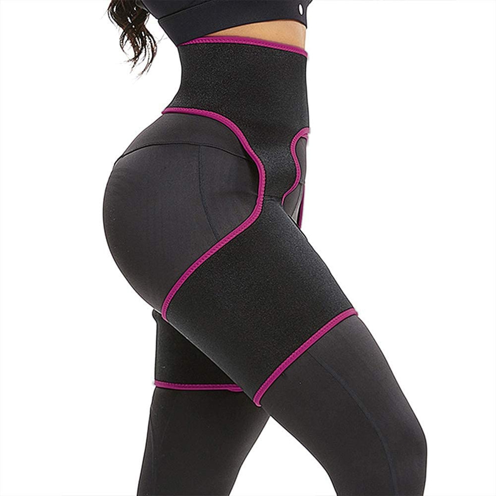 Newly 2-in-1 Butt Lifter Thigh Trimmer Training Ultra Light Support Shapewear High Waist DOD886