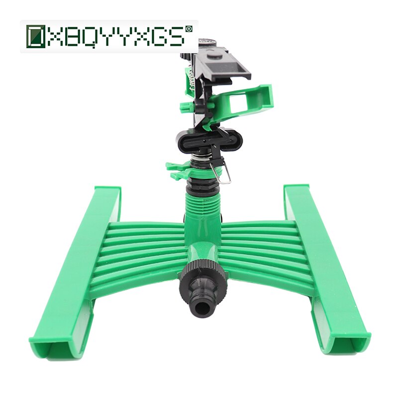 Rociador de cabeza de impacto de plástico Columpio de jardín Gyration boquilla de manguera de césped ajustable 0 ° - 360 ° patrón, 25 ' - 41' distancia de pulverización