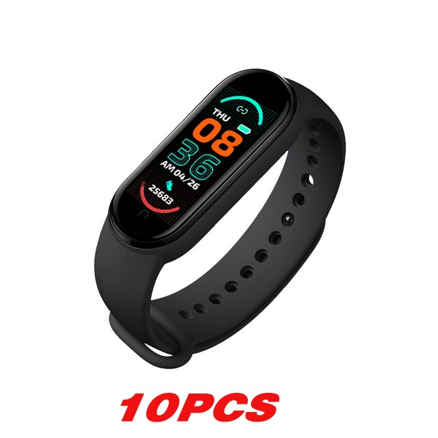 neue Band M6 Smart Uhr Armband Blutdruck Monitor Fitness Farbe Bildschirm Smartwatch Smart Uhr Stunden Für Xiaomi IOS