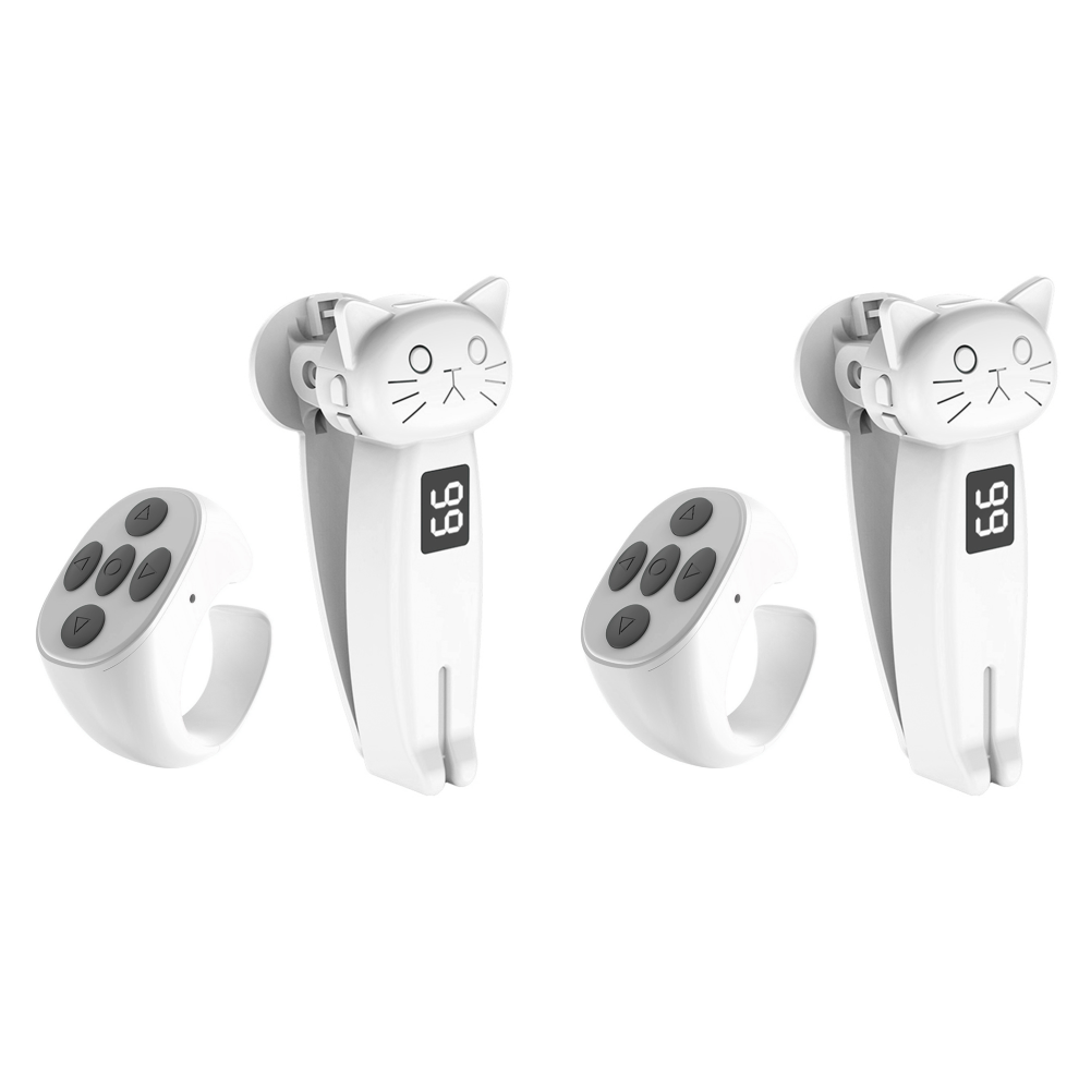 RF Remote Control Page Turner Clicker for Kindle Paperwhite Oasis Kobo EReaders Finger Clicker Remote Control for tiktok: black