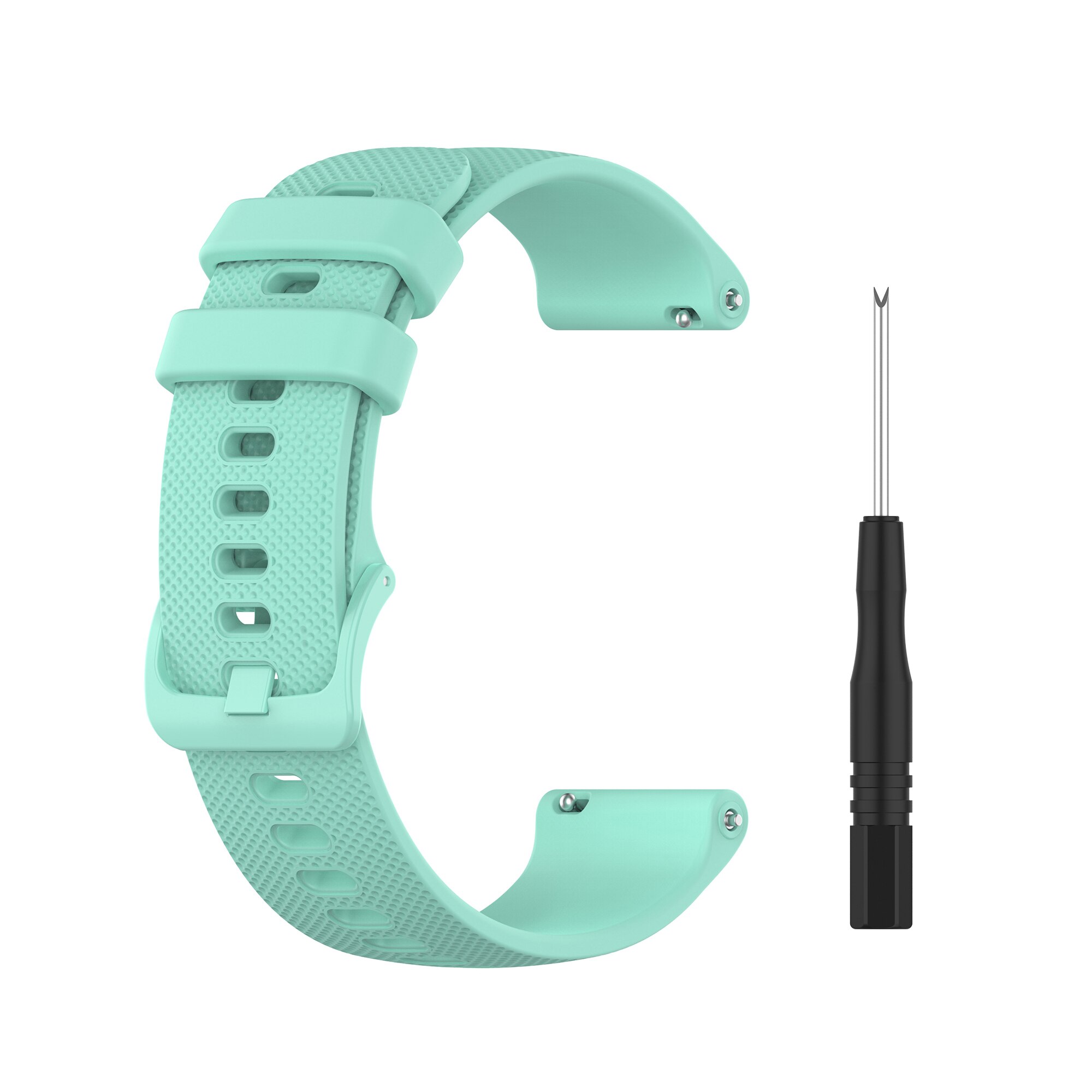 Garminille 745 hihnat urheilu silikonikello ranneke garmin forerunner 745 vaihtorannekoru rannehihna älykkäät tarvikkeet: Vaaleanvihreä