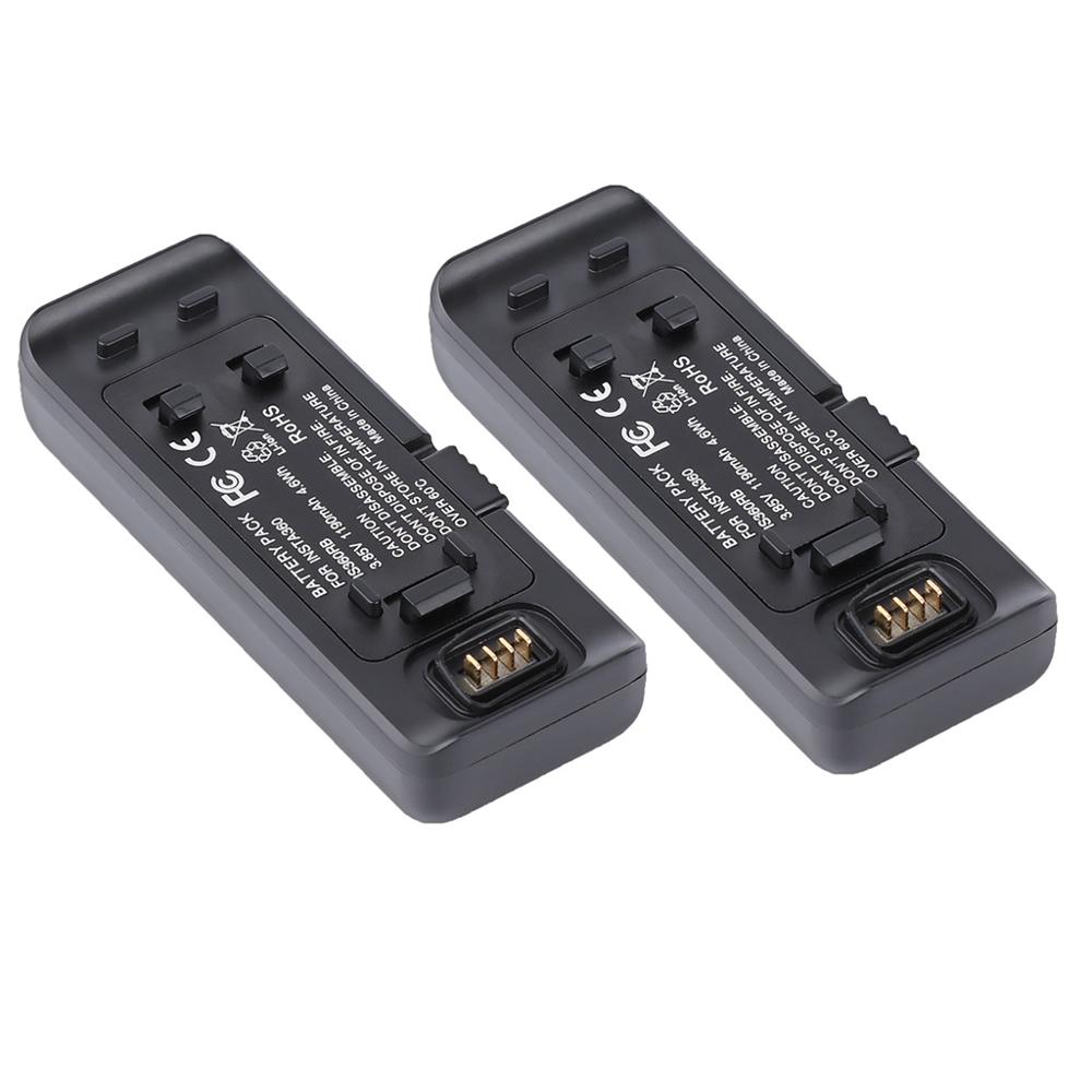 Insta 360 ONE R Replacement Battery and charging Dual Charger For Insta360 One R 4K Camera Batterie Accessories: Batteryx2