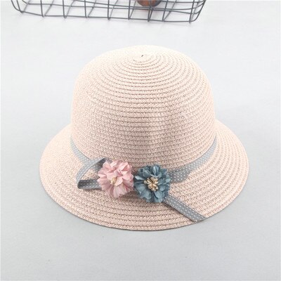 SUOGRY Summer Women's Beach Sun Cap Stylish Straw Hat For Women Protection UV Flowers Straw Hats Girls: Korean meal / Adult 56-58cm