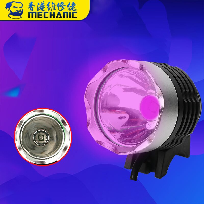 3 versnellingen groene lijm led uv-uithardingslamp monteur  gh02 dubbele kern voor telefoonreparatie uv-zaklamp mobiele lamp