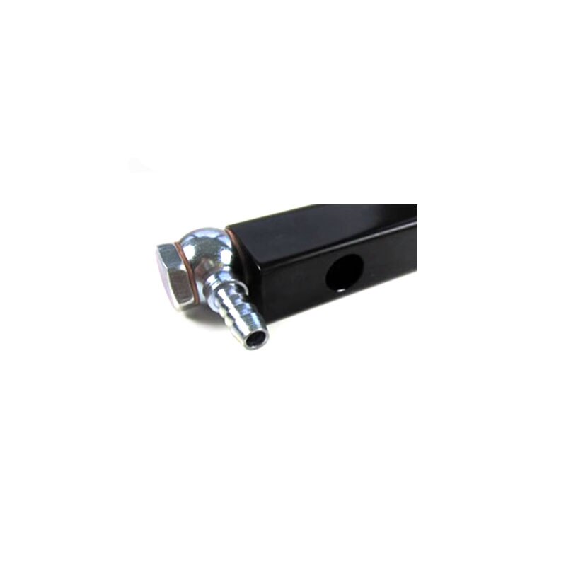 High flow racing Aluminum fuel rail kit for vr6 turbo compressor black