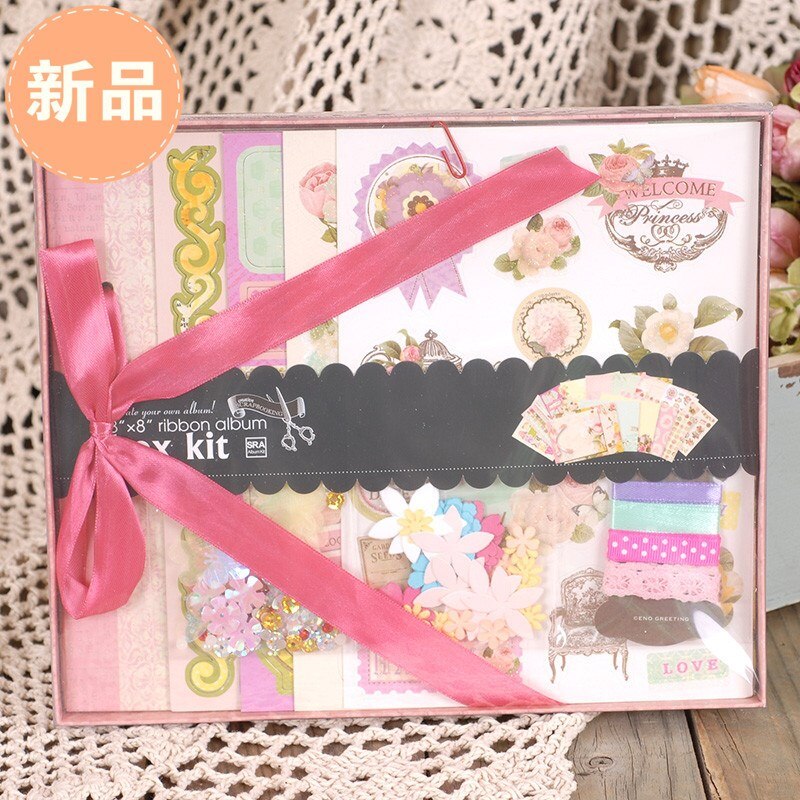 Mini Album Photo bricolage Scrapbooking | Kit de fabrication d'album Vintage pour enfants, d'anniversaire et de mariage,