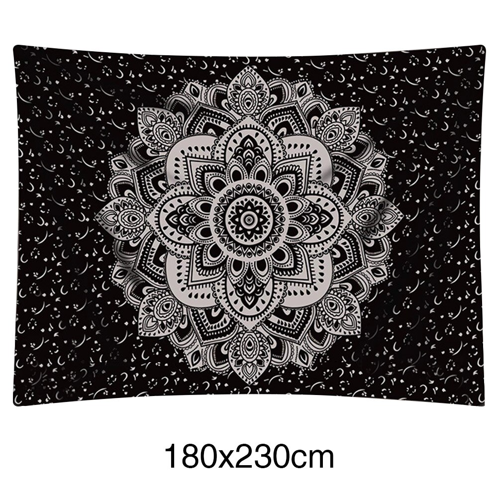 Living Room Floral Office Digit Printed Hanging Tapestry Photo Show Background Hotel Craft Mandala Wall Mounted Home Decoration