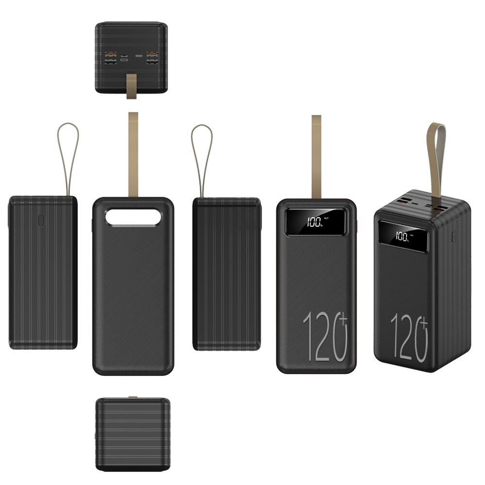Neueste schnelle Ladung 120000mAh Energie Pack große kapazität Handy, Mobiltelefon Energie Universal- 5v3a schnelle Ladung