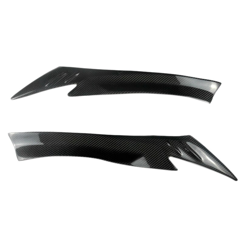 for Mazda CX-5 CX5 Carbon Fiber Front Headlights Eyebrow Lamp Eyelid Cover Sticker Trim