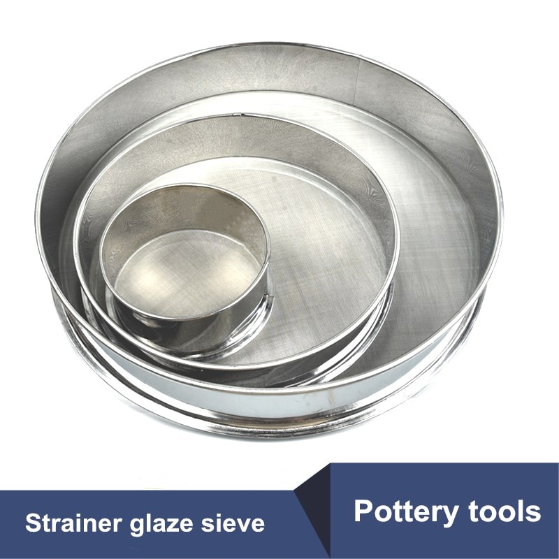 Keramikk verktøy glasur filter sikting skjerm pigment slurry sikt mesh pigment slamfilter for keramisk polymer leire modelleringsverktøy