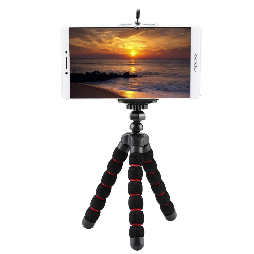 SCHIETEN Draagbare Kleine Octopus Statief voor Voor iPhone X 6 7 6S Samsung Vivo Huawei Xiaomi redmi note Mobiele Telefoon met Telefoon Clip