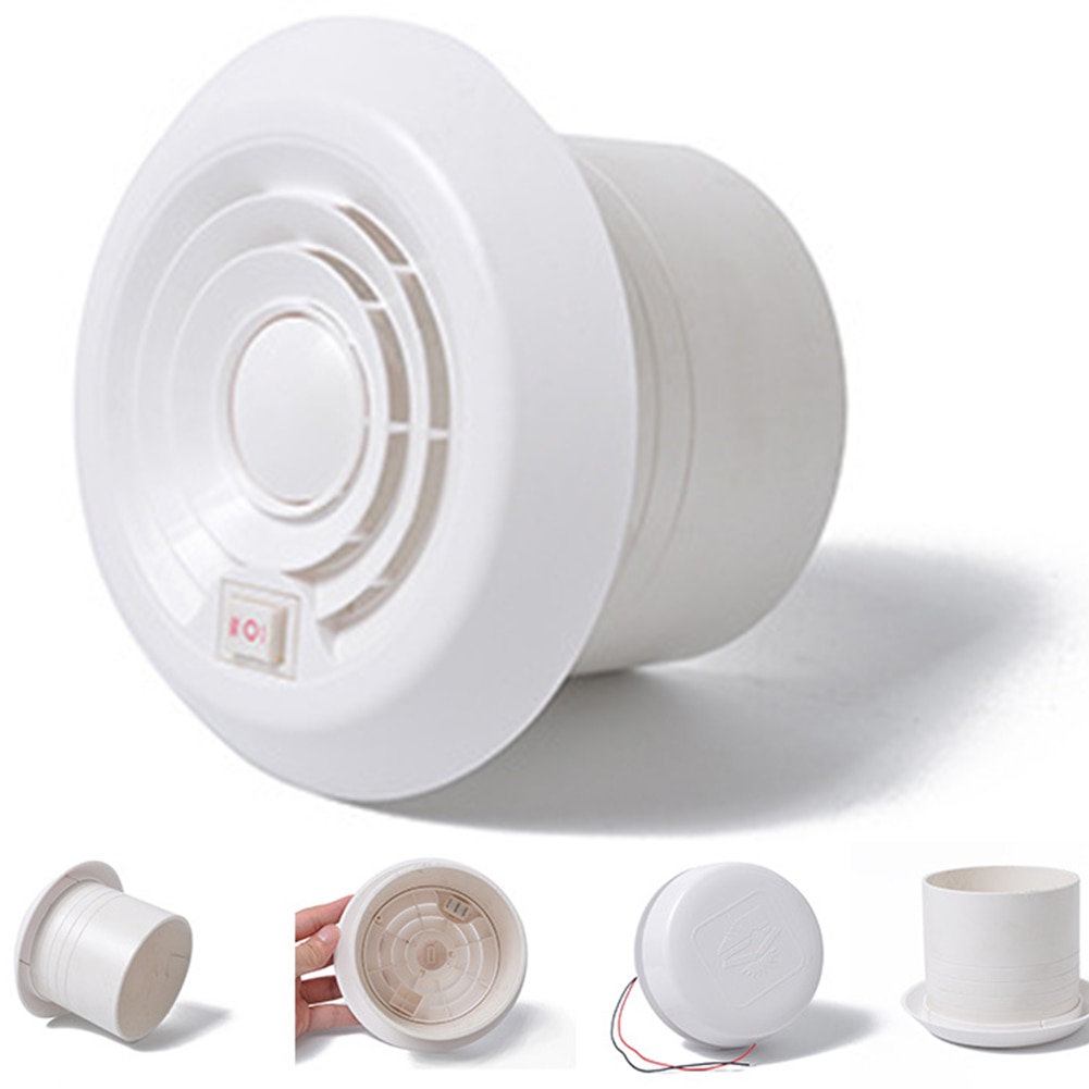 60CFM Ceiling Mount Trailer Easy Install Cooling Mute ABS Ventilation Roof 12V RV Motorhome Caravan Exhaust Fan Effective