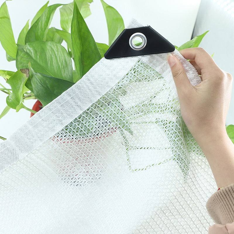 Rede de sombra de sol de hdpe branca anti uv dossel ao ar livre flor jardim suculenta planta capa verão gazebo varanda terraço sombreamento redes