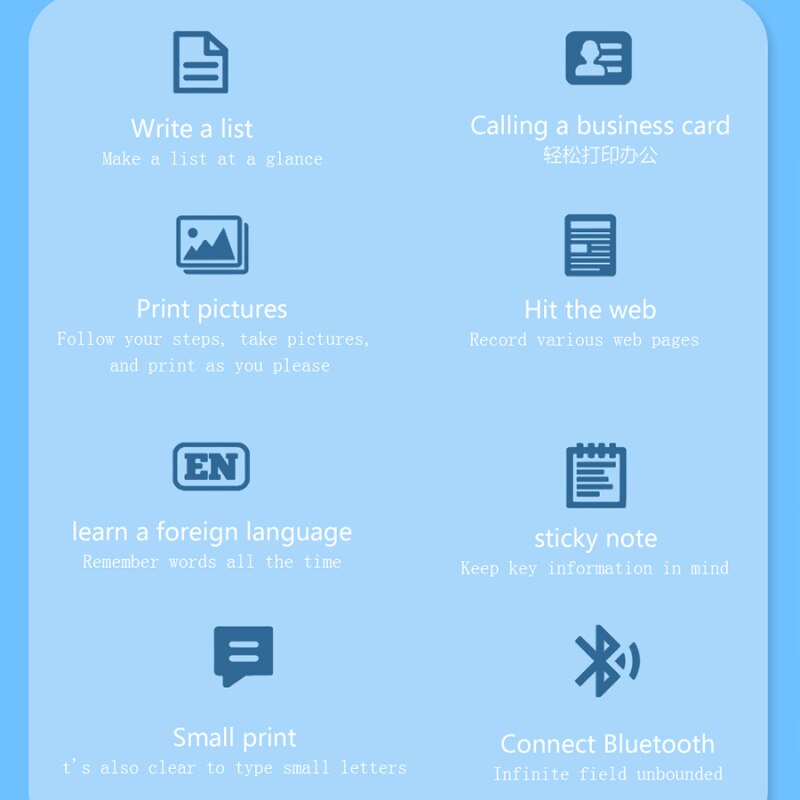 Draagbare Thermische Printer Draadloze Mini Kat Print Foto Pocket Thermische Label Printer 58Mm Printing Bluetooth Android Ios Printers