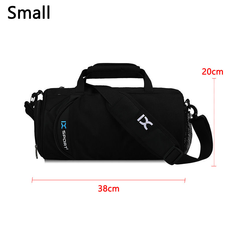 IX-bolsa de gimnasio grande para hombre, bolsas de Fitness, entrenamiento seco y húmedo, Yoga, zapatos, bolsos de hombro de viaje, bolsa de natación multifunción para entrenamiento: Caqui oscuro