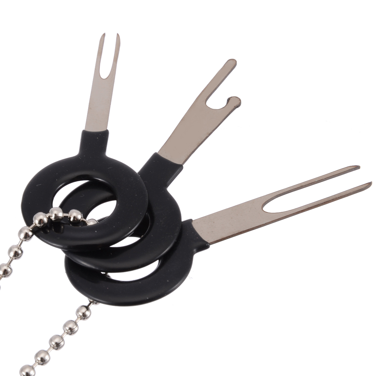 18 stk/sæt værktøj til fjernelse af ledninger til bil elektriske ledninger crimp stik pin udtrækssæt bilreparation håndværktøj sæt stik nøgler